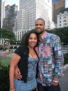 GW center Erica Chandler and family cheered her older brother Tyson to an NBA Championship with the Dallas Mavericks earlier this month.