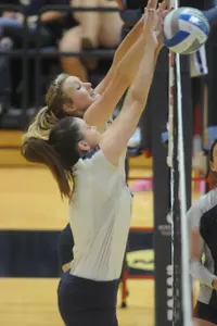 The Colonials fell to No. 17 San Diego and UC Santa Barbara on Saturday evening.