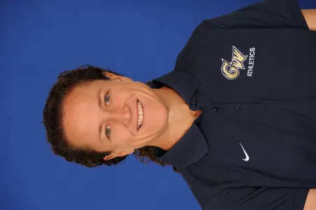 GW alumna and Athletics Hall of Fame inductee Tanya Vogel will serve as Assistant Director of the expanding Athletics Development department.