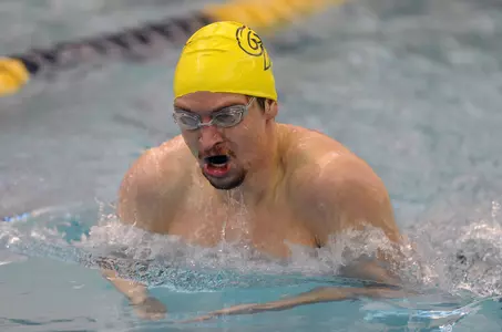 The GW men's swimming team landed an impressive second place at the Rhode Island Invitational this past weekend.