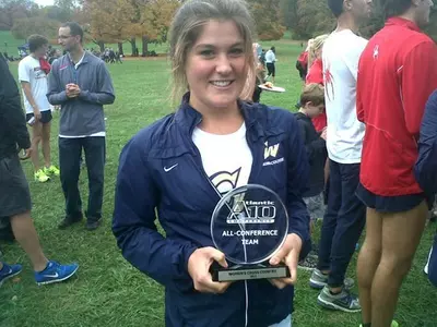 Senior Heather Stevens Places 15th to Earn All-Conference Honors at Saturday's Atlantic 10 Championship.