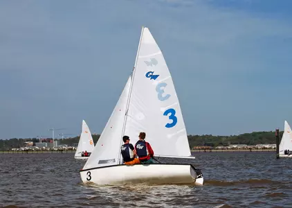 The GW Sailing team will compete on its home waters of the Potomac River for the first time as a varsity program this weekend.
