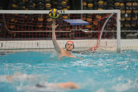 Men's water polo senior Cameron Illes set GW's all-time saves record and matched his own single-game record at the Gary Troyer Memorial Tournament this past weekend.