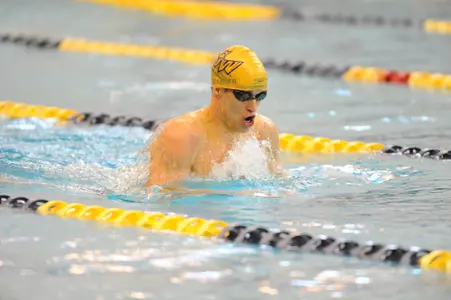 Senior Phillip Graeter won the 200-yard individual medley on Saturday with a time of 1:57.37.