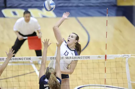 The GW Volleyball team will clinch a spot in the Atlantic 10 Championship field with a win over Duquesne on Saturday.