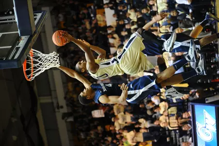 Junior Lasan Kromah grabbed a career-high 14 rebounds and added 11 points for his third career double-double in GW's 59-58 loss to Xavier on Wednesday.