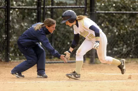 Junior Julie Orlandi scored two runs in two games for GW on the first day of the Kickin' Chicken Classic, hosted by Coastal Carolina.