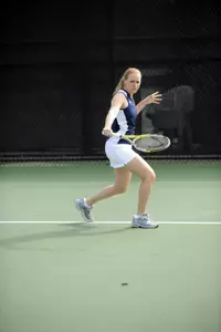 Senior Meg Tyner boasts an undefeated record at both No. 6 singles.