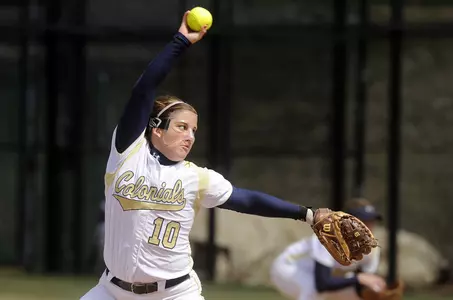 Senior Kara Clauss struck out three Elon batters on Saturday.