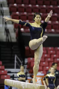 The George Washington gymnastics team took second at the Pitt Quad Meet on Saturday afternoon.