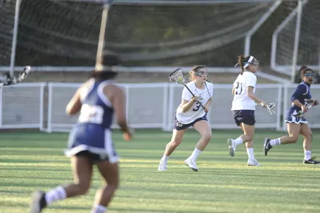 Freshman Rachel Mia notched her second hat trick of the season.