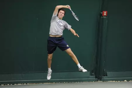 Junior Alexander van Gils earned a No. 3 singles victory over Florida Atlantic's Will Neuner, 6-2, 6-2, on Sunday afternoon.