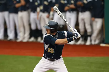 Junior Derek Brown extended his team-best hitting streak to eight games in GW's 8-6 loss at Maryland on Tuesday night.
