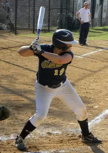 Freshman Victoria Valos hit her fifth home run of the season in the second game against Charlotte.