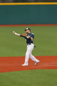 Senior Ollie Mittag hit his first career home run in GW's 9-3 loss at Richmond on Sunday.