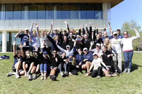 The George Washington women's rowing team won the Howard W. Wilkins Bowl on Saturday afternoon at the George Washington Invitational on the Potomac River.