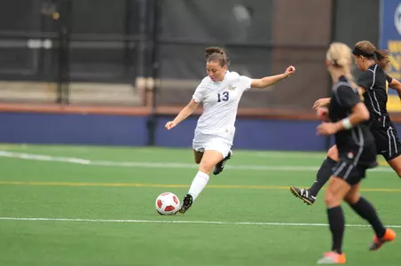 The Colonials' leading scorer in 2011, senior Adriana Moya, returns to the pitch for her final season with the GW women's soccer team.