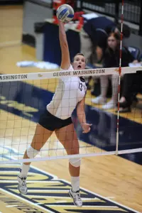 Senior Lauren Whyte has totaled 136 kills through the first 11 matches of the 2012 season.