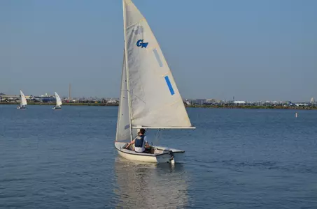 The George Washington sailing team will compete in its second-ever weekend of regattas as a varsity program.
