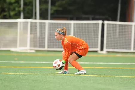 Freshman goalkeeper Nicole Fasano made seven saves in Friday's contest with Liberty.