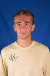 George Washington men's tennis junior Nikita Fomin won the Gold Singles flight of the UVA Ranked +1 Invitational on Sunday.