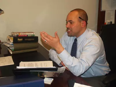 Alumnus Jason Wilson ('96) is in his 17th year in GW Athletics, seventh year on the senior staff and third year as Associate Athletics Director.