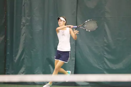 Robins defeated No. 121 Raluca Mita on Sunday at the ITA Atlantic Regional Championships.