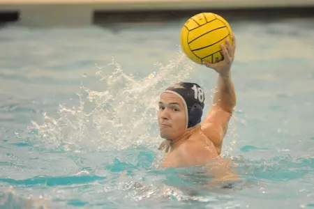 Adam Wrobel scored two goals against Johns Hopkins.