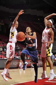 Chakecia Miller scored a season-high 12 points against Maryland.
