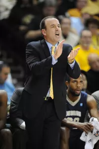 Mike Lonergan begins his third season as head coach as GW enters its 100th season of intercollegiate basketball on Friday against Radford.