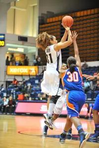 Tara Booker recorded her first double-double of the season with 16 points and 10 rebounds against Butler.