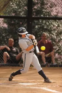 Victoria Valos knocked in GW's lone run of the game with a first-inning double.