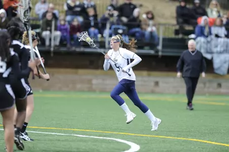 Junior Lindsey DiAntonio tallied two points (1 g, 1 a) against Denver on Friday
