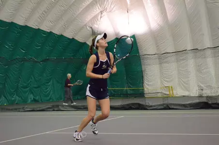 The GW women's tennis team looks to bounce back from a 4-3 loss at Georgetown on Saturday when the Colonials host George Mason on Sunday.