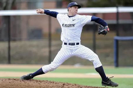 Junior Luke Staub has struck out at least five batters in each of his past three starts.