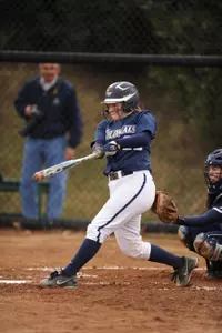 Sophomore Sam Dos Santos hit her second career home run against Virginia.