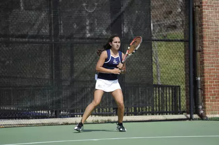 Leah Pascarella earned a victory at the No. 1 singles slot against Richmond.