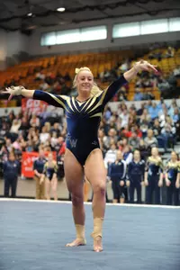 Junior Taylor Henderson is one of seven GW gymnasts to qualify as individual performers at the NCAA Gainesville Regional.