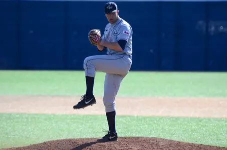 Aaron Weisberg tied his career high with seven strikeouts in a complete game shutout of Fordham.