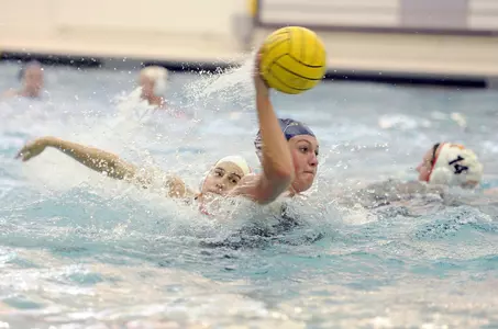 Megan Brolley notched a hat trick in GW's win over VMI.