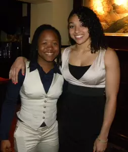 Team MVP Danni Jackson and Most Improved Player Alexis Chandler