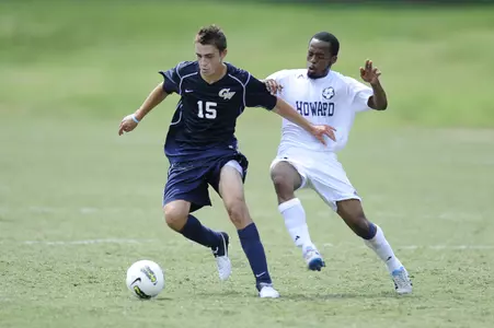 Jonny Forrest's first career goal gave GW a 1-0 lead midway through the first half.