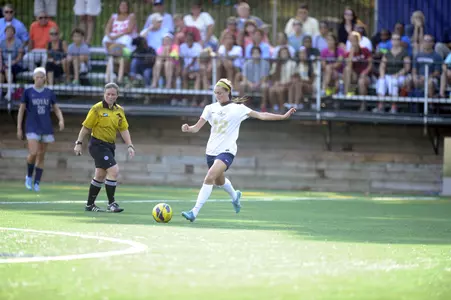 Freshman MacKenzie Cowley put three shots on goal for GW against ECU on Sunday.