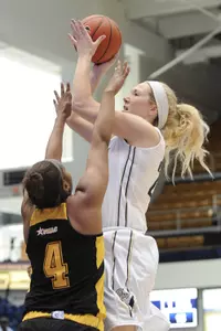 Freshman Kelli Prange topped 20 points for the second time in five games to start her career.