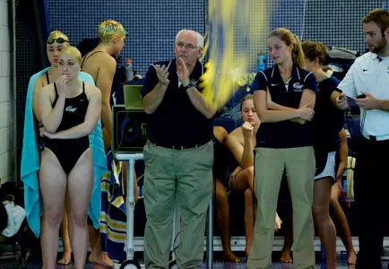 Head Coach Dan Rhinehart is in his 16th year at the helm of the men's and women's swimming programs.