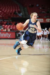 Hannah Schaible posted a double-double with 11 points and 11 rebounds at St. Bonaventure.
