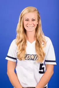 Freshman Megan Linn went 3-for-6 to lead GW offensively on Opening Day.