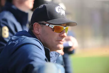 Head Coach Gregg Ritchie led the Colonials to a split in their season series with UMBC last year.