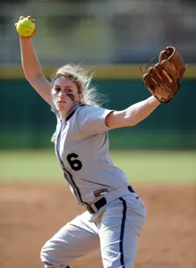 Paige Kovalsky tossed her first career complete game against Saint Louis.