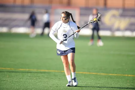 Junior Rachel Mia scored five goals and dished out an assist in GW's win over St. Bonaventure on Sunday.
